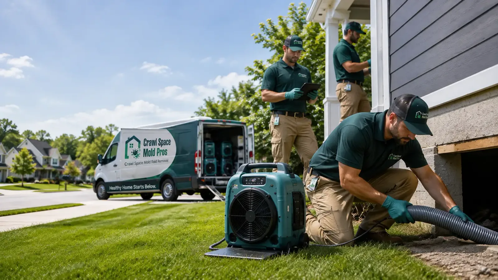 Crawl Space Mold Removal in Claremont, CA